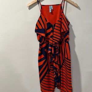 FRANCESCAS Ruffle Zipper Dress